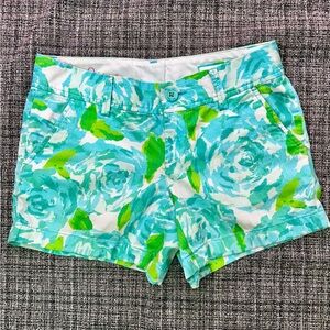 Lilly Pulitzer Callahan 5” Shorts in Tidal Wave- Women’s size 0